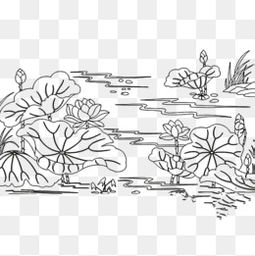 探索千库网 免费下载莲花线条PNG图片的全面指南